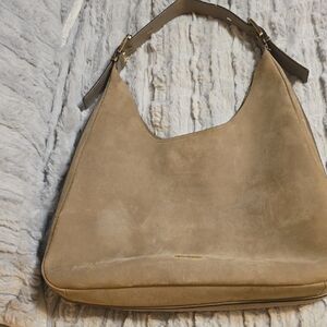 BRAND NEW. Michael Michael Kors Elegant Tan Suede Women's Bag